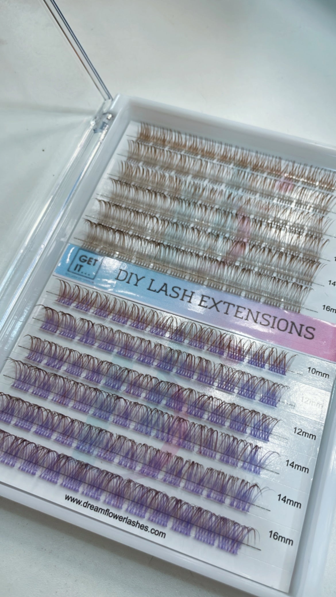 Pro Range Segment DIY lash extensions