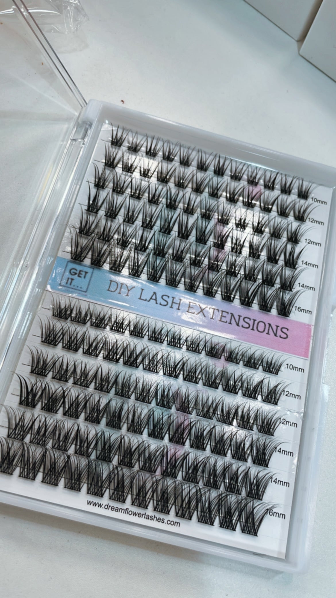 Pro Range Segment DIY lash extensions