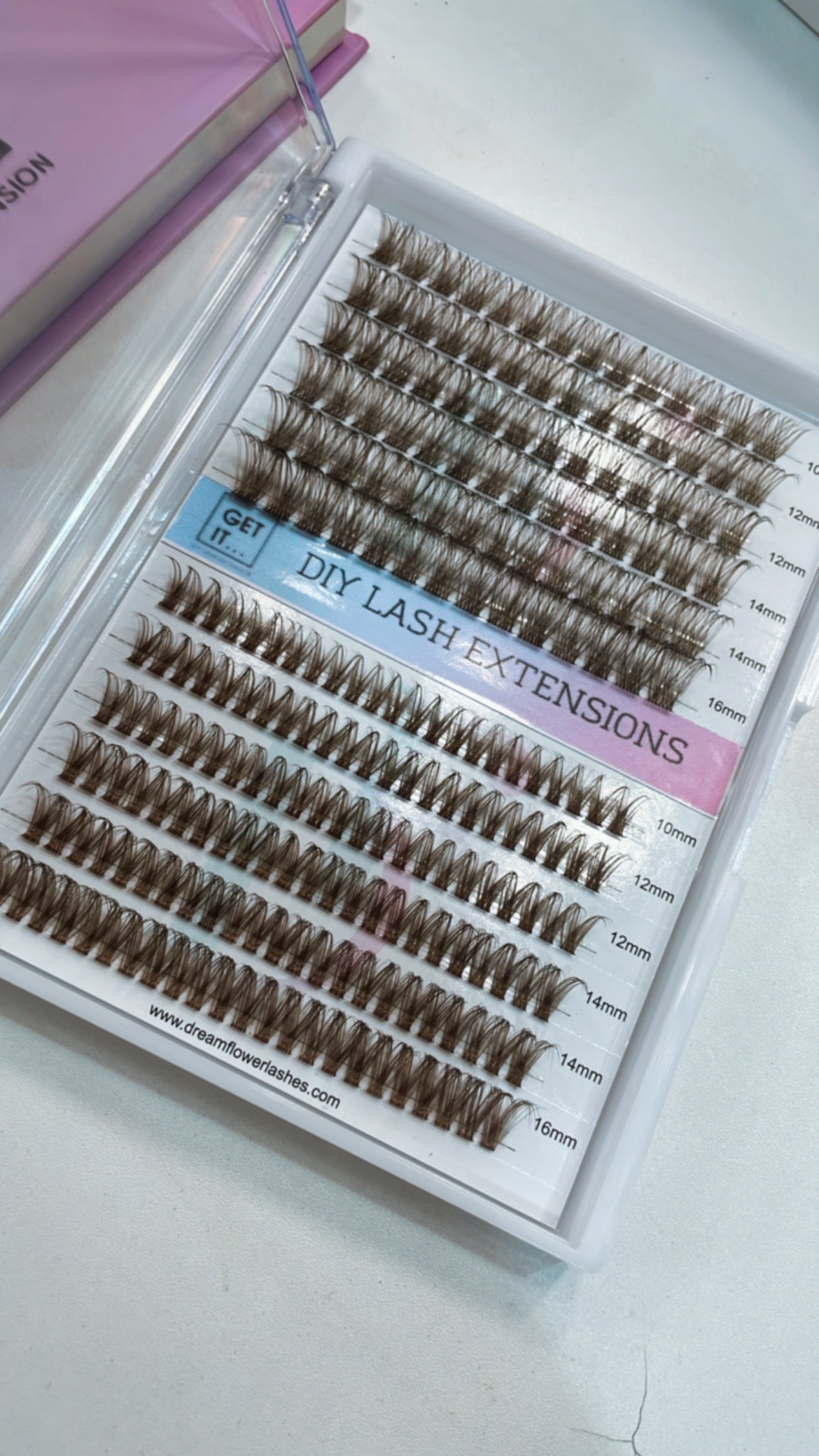 Pro Range Segment DIY lash extensions